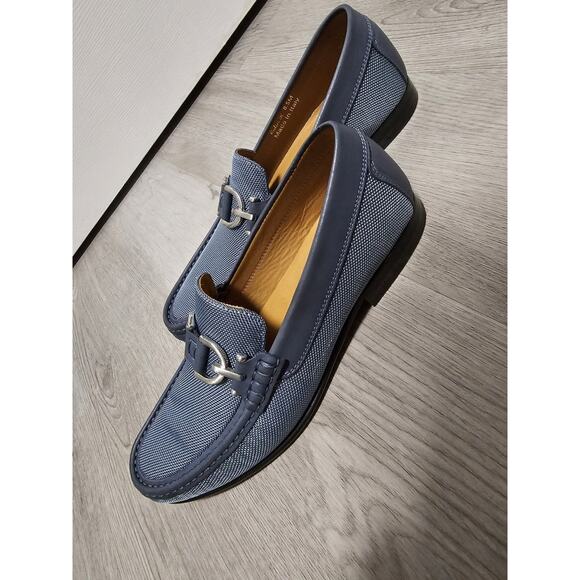 Donald Pliner Men\'s Dacio Nylon Slip-On Loafer Navy 8.5M main image 5